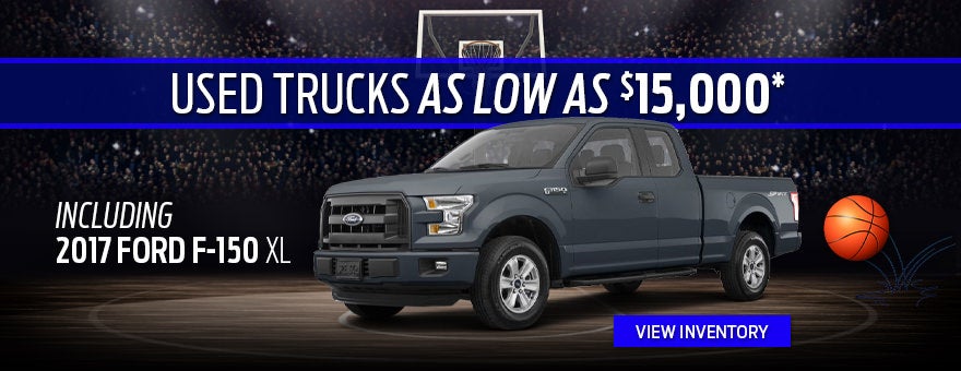 Used Trucks as Low as $15,000!*