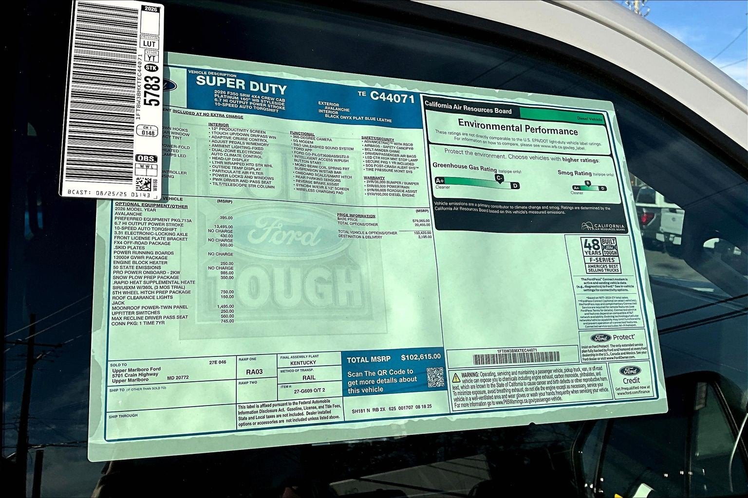 2026 Ford Super Duty F-350 SRW Platinum