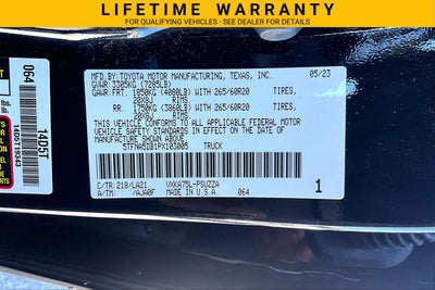 2023 Toyota Tundra 4WD Platinum