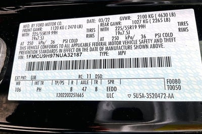 2022 Ford Escape SEL STEALTH EDITION