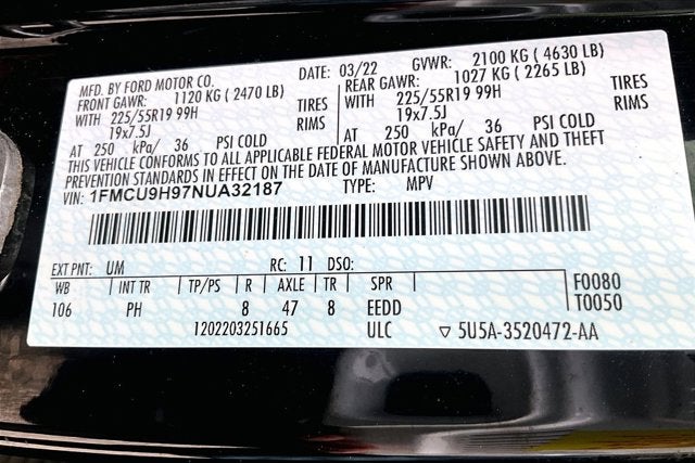 2022 Ford Escape SEL STEALTH EDITION