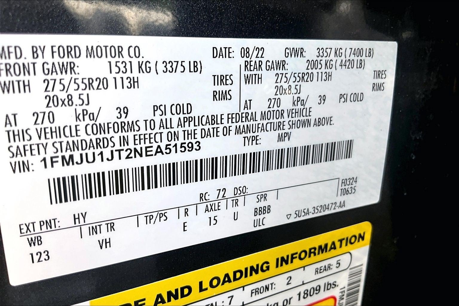 2022 Ford EXPEDITION XLT SPECIAL EDITION