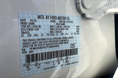 2026 Ford Explorer Active w/200A Pkg