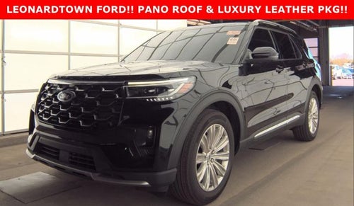 2025 Ford Explorer Platinum LUXURY LEATHER PKG