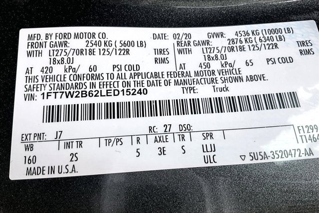 2020 Ford Super Duty F-250 SRW 4WD