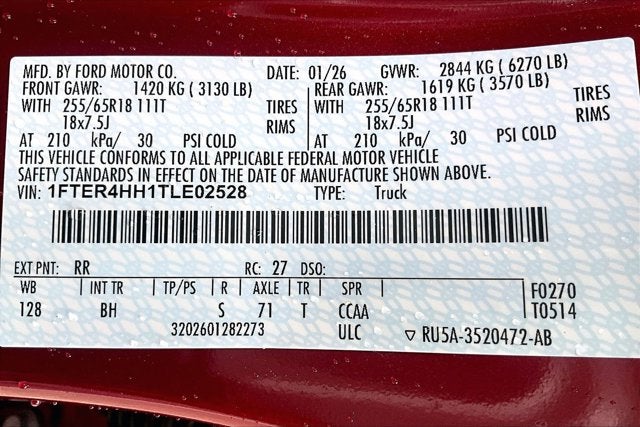 2026 Ford Ranger XLT