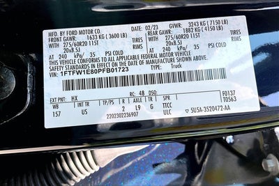 2023 Ford F-150 XLT LUXURY 3.5 ECOBOOST 6 1/2 FOOT BED