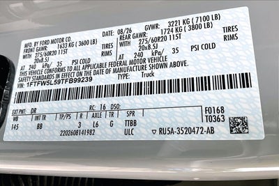 2026 Ford F-150 LARIAT