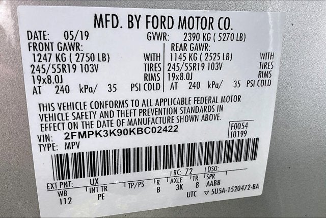 2019 Ford Edge Titanium