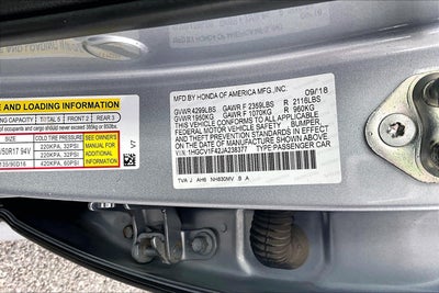 2018 Honda Accord Sedan EX 1.5T