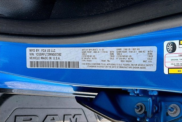 2021 RAM 1500 Rebel Crew Cab 4x4 5'7' Box