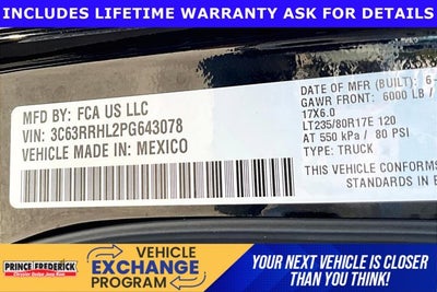 2023 RAM 3500 Big Horn Crew Cab 4x4 8' Box