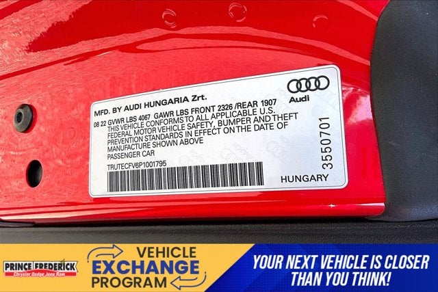 2023 Audi TT Roadster 45 TFSI quattro S tronic