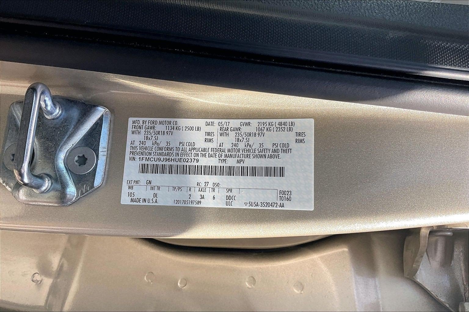 2017 Ford Escape Titanium