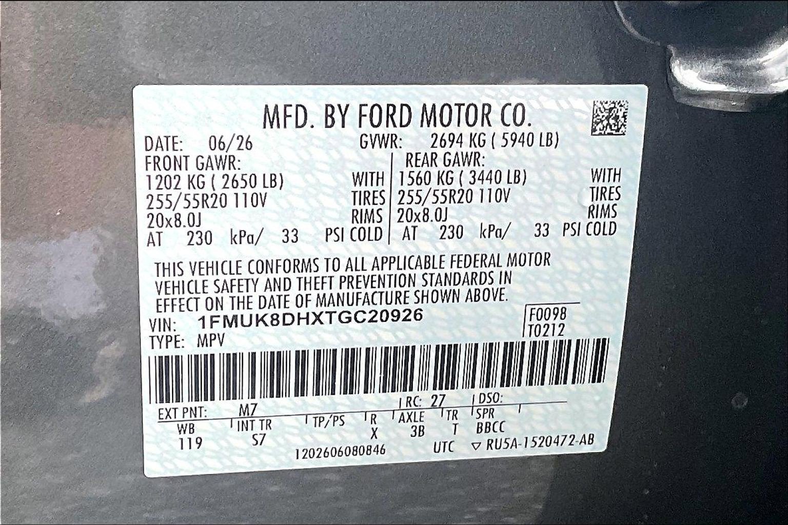 2026 Ford Explorer Active w/200A Pkg