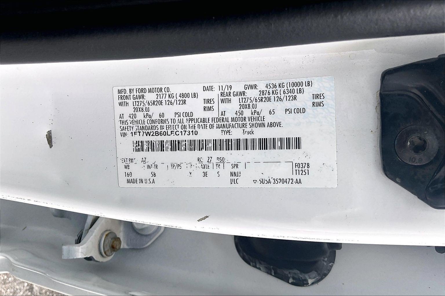2020 Ford Super Duty F-250 SRW LARIAT