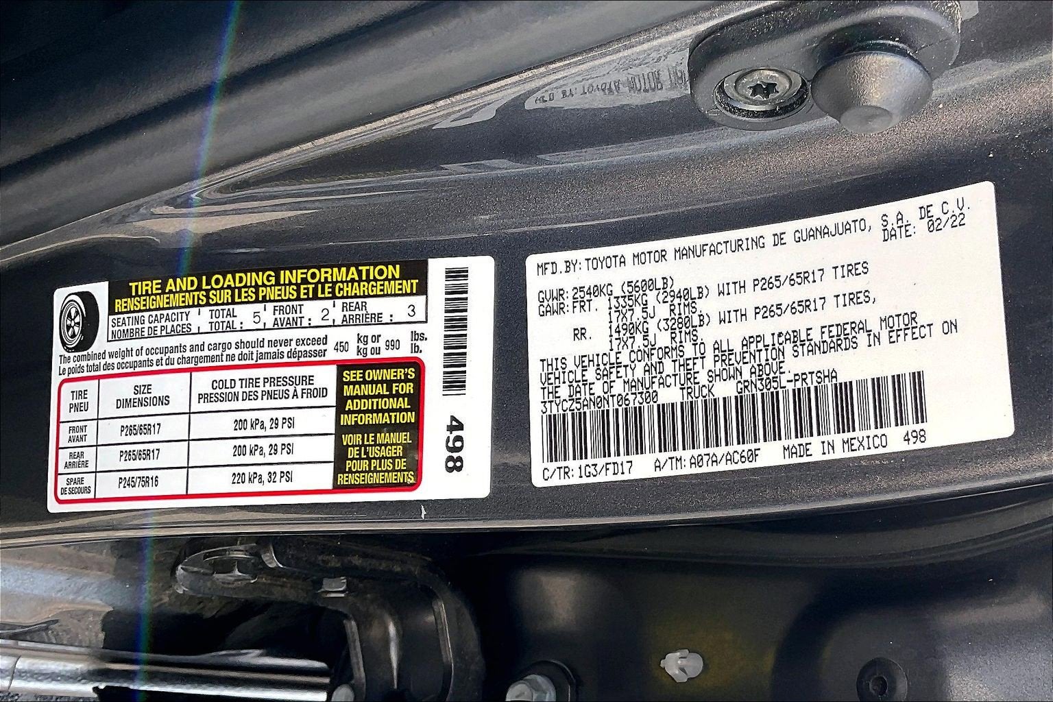 2022 Toyota Tacoma 4WD TRD Sport