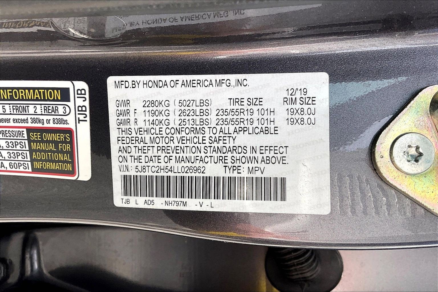 2020 Acura RDX w/Technology Pkg