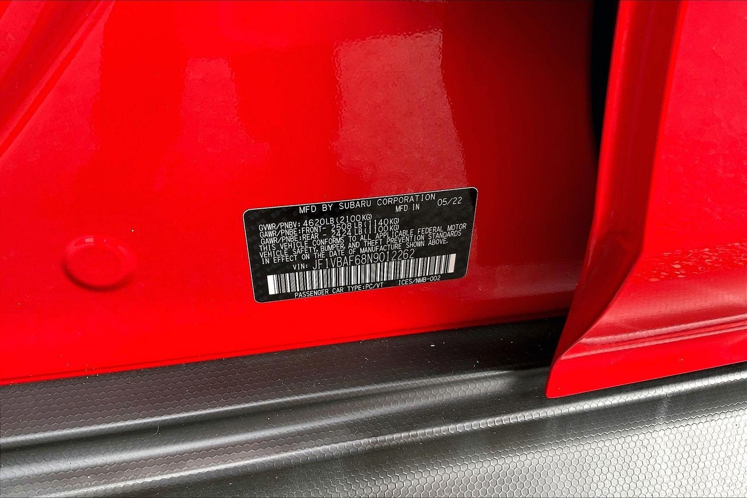 2022 Subaru WRX Premium