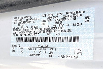 2024 Ford Transit Cargo Van 150