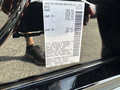 2024 Nissan Altima SV FWD