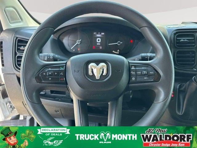 2024 RAM ProMaster 2500 Cargo Van Tradesman High Roof 159' WB w/Pass Seat