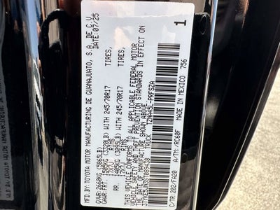 2025 Toyota Tacoma SR