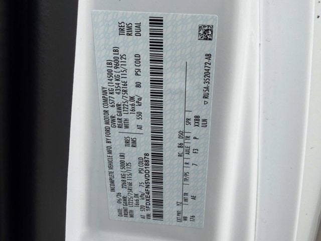 2027 Ford E-Series Cutaway E-450 DRW 158" WB