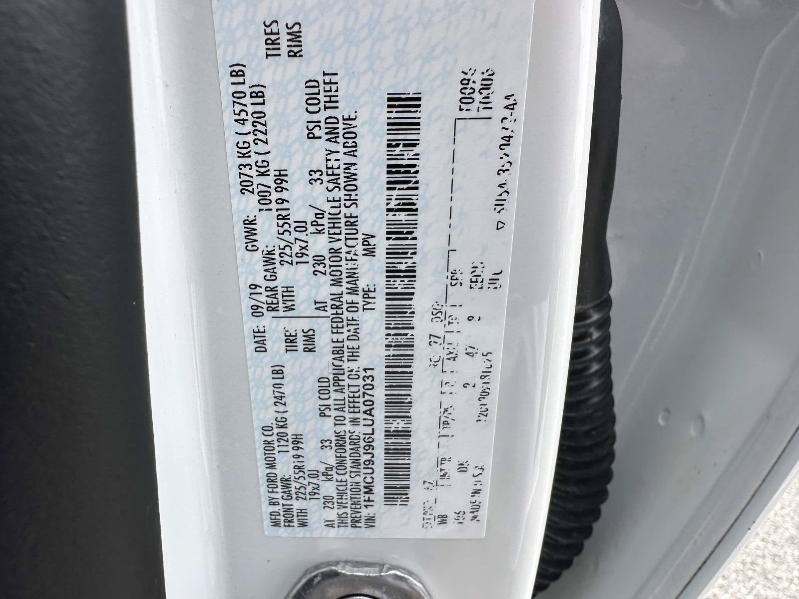 2020 Ford Escape Titanium