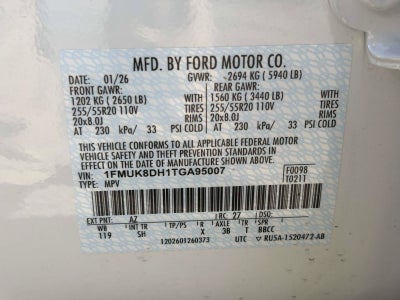 2026 Ford Explorer Active w/200A Pkg