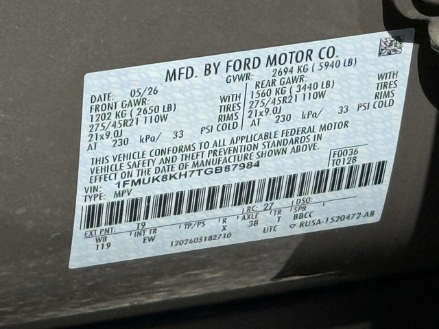 2026 Ford Explorer ST-Line