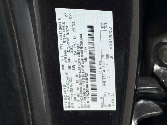 2019 Ford Super Duty F-250 SRW 4WD