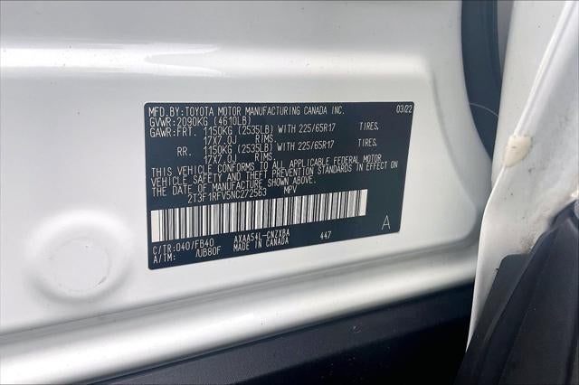2022 Toyota RAV4 LE