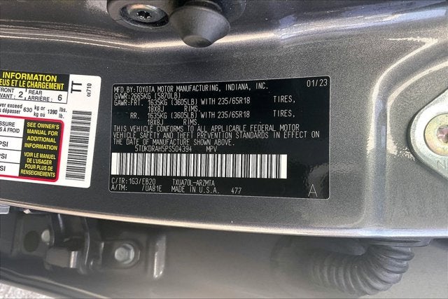 2023 Toyota HIGHLANDER XLE