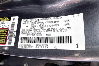2020 Toyota Tundra SR5
