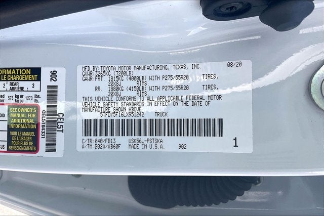 2020 Toyota Tundra 4WD SR5