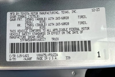 2024 Toyota Tundra Platinum