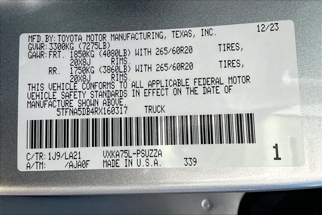 2024 Toyota Tundra Platinum