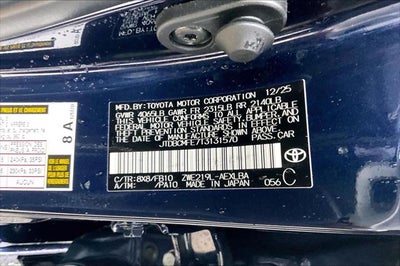 2026 Toyota Corolla Hybrid Hybrid LE