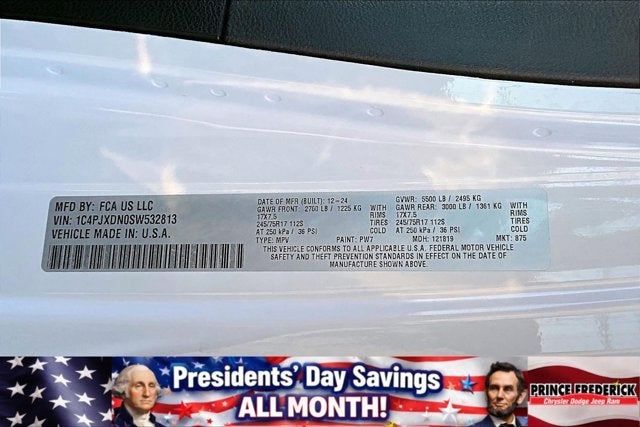 2025 Jeep Wrangler Sport S