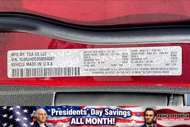 2025 Jeep Grand Cherokee Overland