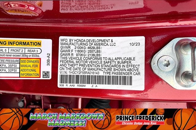 2024 Honda Accord Hybrid Sport