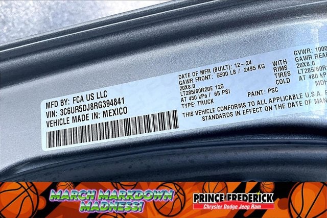 2024 RAM 2500 Big Horn