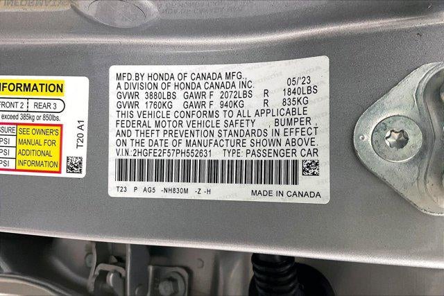 2023 Honda Civic Sedan Sport