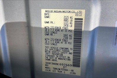 2022 Nissan Rogue SV