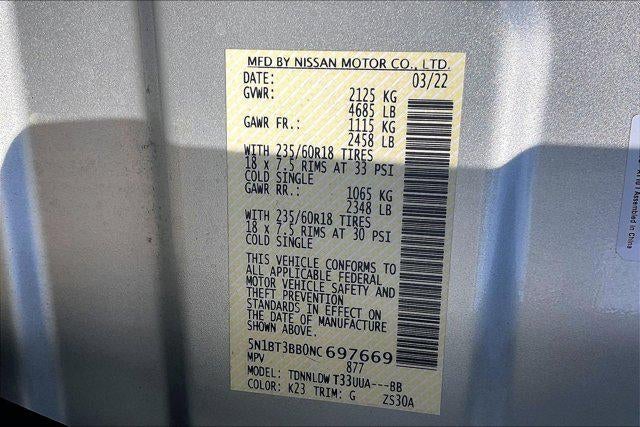 2022 Nissan Rogue SV