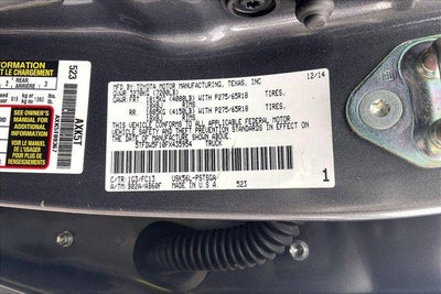 2015 Toyota Tundra SR5