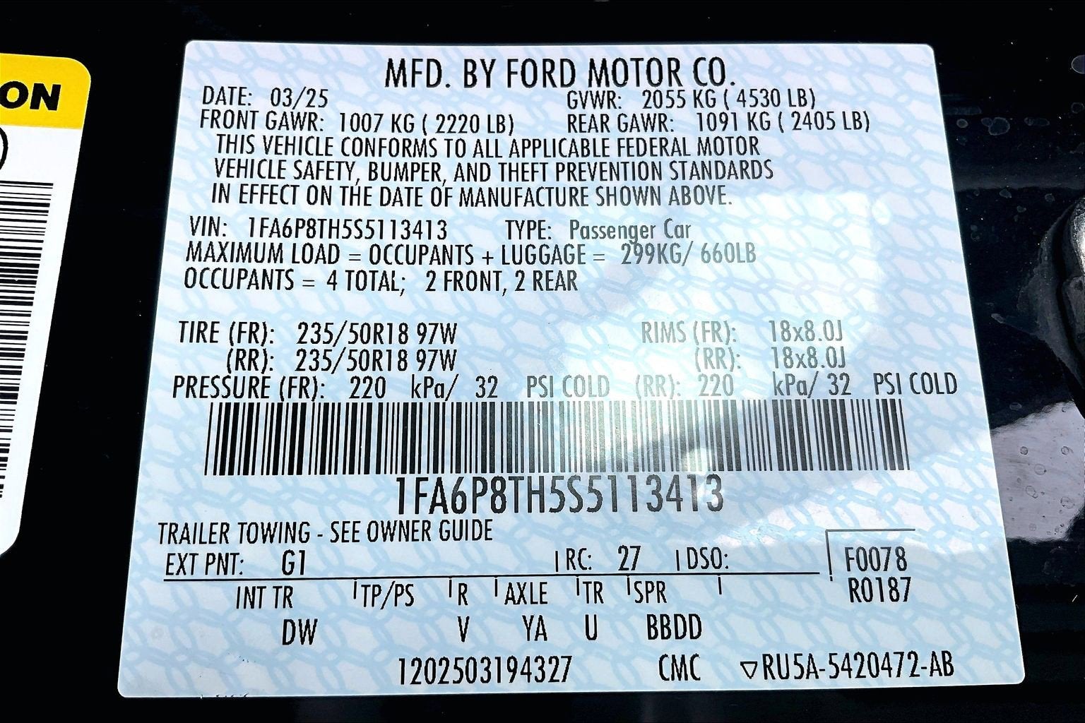 2025 Ford Mustang EcoBoost