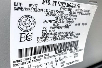 2017 Ford Taurus Limited