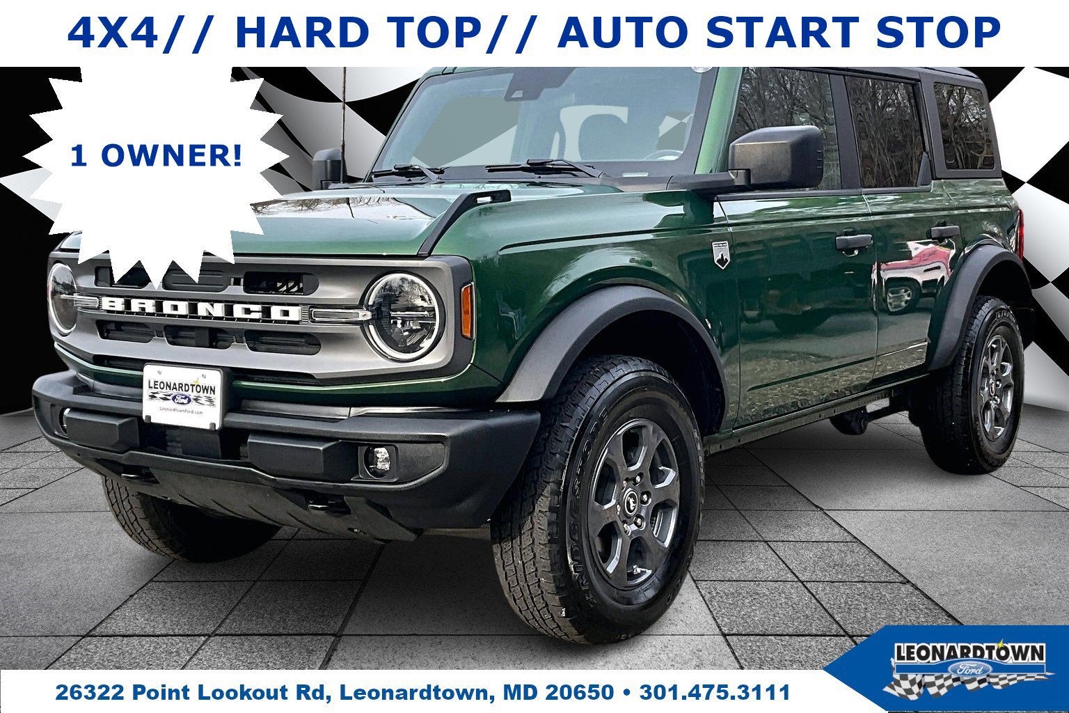 2024 Ford Bronco Big Bend REMOVABLE HARDTOP